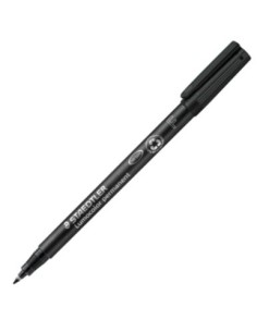 C 10 ROTULADOR LUMOCOLOR 318 NEGRO PUNTA F PERMANENTE