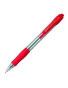 C 12 BOLIGRAFO SUPERGRIP ROJO PUNTA 10MM