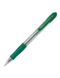 C 12 BOLIGRAFO SUPERGRIP VERDE PUNTA 10MM