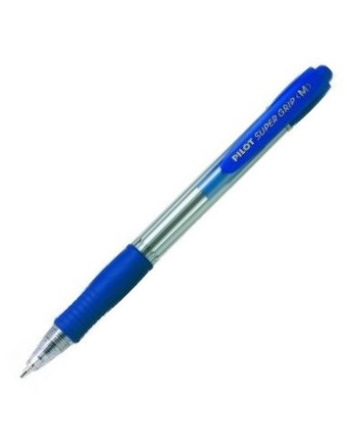 C 12 BOLIGRAFO SUPERGRIP AZUL PUNTA 10MM