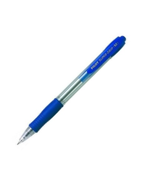 C 12 BOLIGRAFO SUPERGRIP AZUL PUNTA 10MM