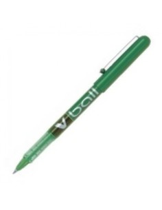 C 12 BOLIGRAFO PILOT V BALL VERDE PUNTA 05MM