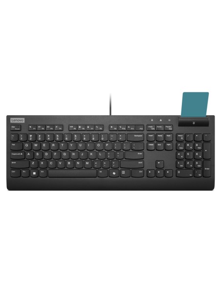 Smartcard Wired keyboard II teclado Oficina USB Español Negro