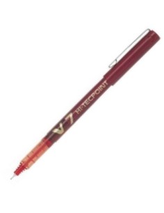 C 12 BOLIGRAFO PILOT V7 ROJO PUNTA 07MM