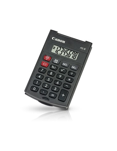 AS-8 calculadora Bolsillo Pantalla de calculadora Gris