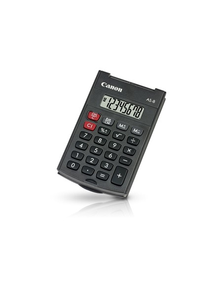 AS-8 calculadora Bolsillo Pantalla de calculadora Gris