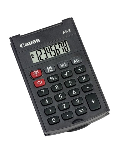 AS-8 calculadora Bolsillo Pantalla de calculadora Gris