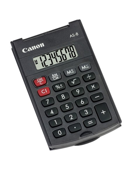 AS-8 calculadora Bolsillo Pantalla de calculadora Gris