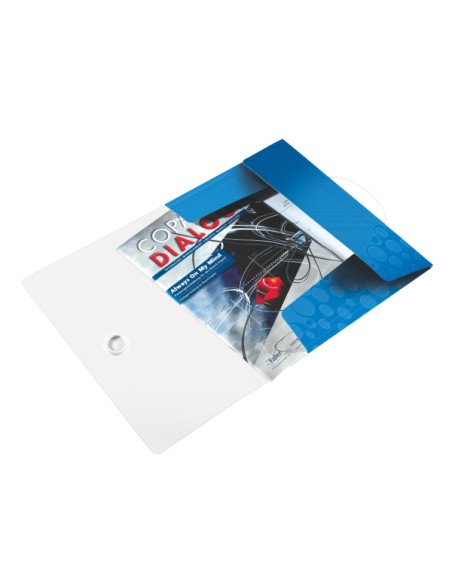 WOW Polipropileno (PP) Azul, Metálico A4