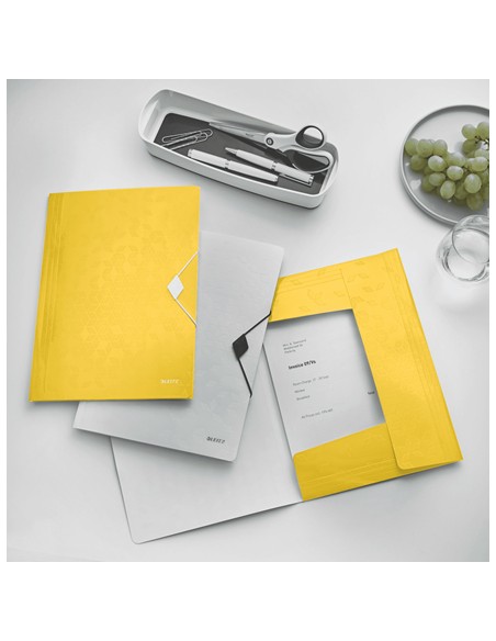 CARPETA SOLAP.LEITZ WOW PP A4 AMARILLO