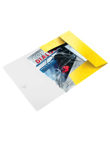 CARPETA SOLAP.LEITZ WOW PP A4 AMARILLO