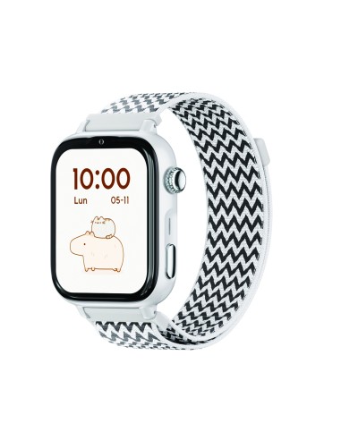 8436628090161 Relojes inteligentes y deportivos 5,08 cm (2") AMOLED 20 mm Digital Pantalla táctil Blanco Wifi GPS (satélite)