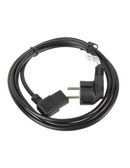 CA-C13C-12CC-0030-BK cable de transmisión Negro 3 m CEE7/7 IEC 320