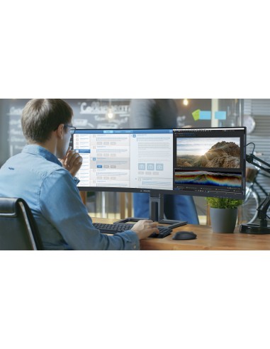 6000 series 45B1U6900C/00 LED display 113 cm (44.5") 5120 x 1440 Pixeles UltraWide Dual Quad HD Negro