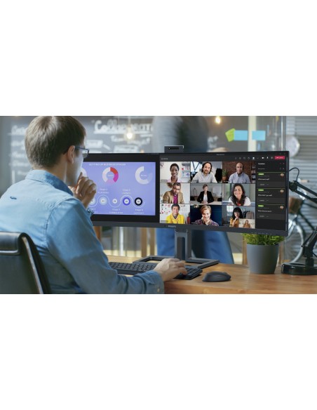 6000 series 45B1U6900CH/00 LED display 113 cm (44.5") 5120 x 1440 Pixeles UltraWide Dual Quad HD Negro