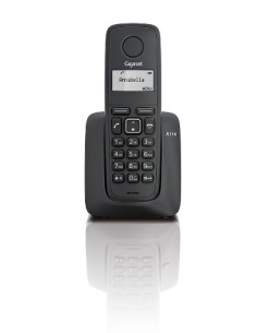 A116 Teléfono DECT Identificador de llamadas Negro