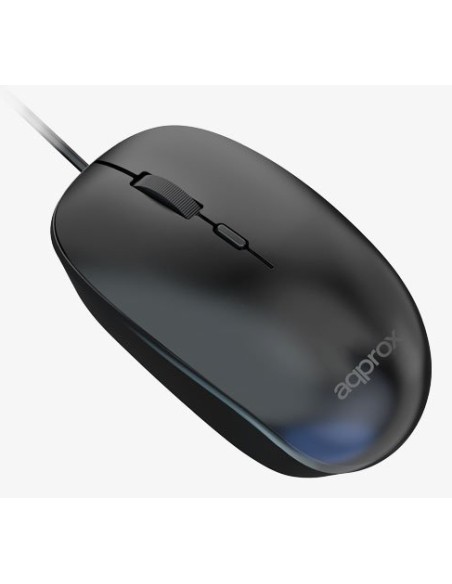 APPXM100 ratón Hogar Ambidextro USB tipo A Óptico 1600 DPI