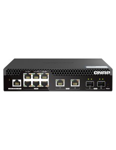 QSW-M2106R-2S2T switch Gestionado L2 10G Ethernet (100/1000/10000) 1U Negro