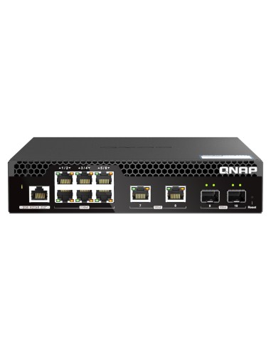 QSW-M2106R-2S2T switch Gestionado L2 10G Ethernet (100/1000/10000) 1U Negro