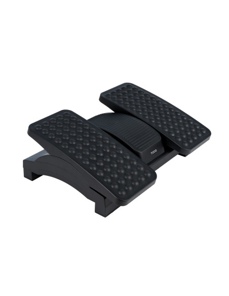 Reposapiés Ajustable en Altura e Inclinación, Negro