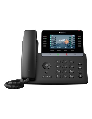 T74W teléfono IP Negro LCD Wifi