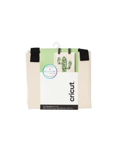 Infusible Ink Tote Blank Poliéster Beige Mujer Bolso grande