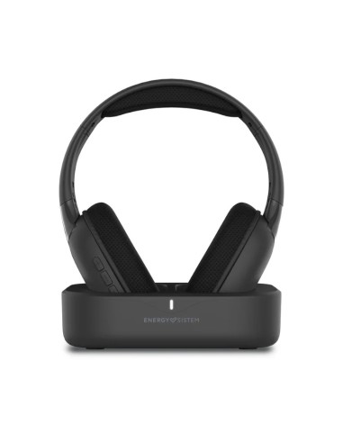 SoundReel TV  Auriculares inalámbricos para TV con entrada óptica y base de carga (cable incluido)