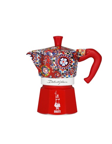 Dolce&Gabbana Moka Express Cafetera italiana Azul, Rojo, Blanco