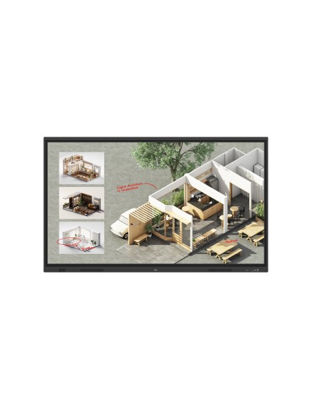CreateBoard Standard pizarra blanca interactiva 190,5 cm (75") 3840 x 2160 Pixeles Pantalla táctil Negro