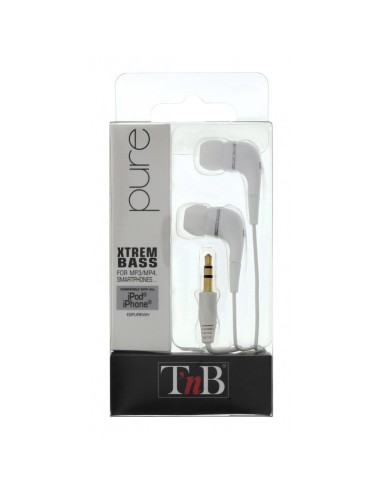 Pure Auriculares Alámbrico Dentro de oído Blanco