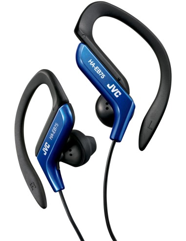 HA-EB75 Auriculares Alámbrico gancho de oreja, Dentro de oído Deportes Negro, Azul