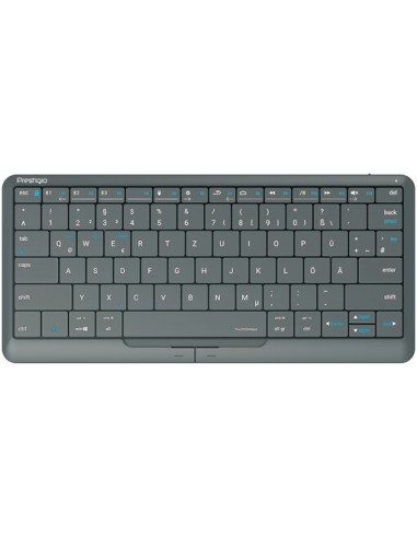 Click&Touch 2 teclado Hogar USB + Bluetooth QWERTY Español Gris