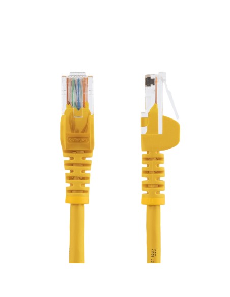 Cable de Red de 10m Amarillo Cat5e Ethernet RJ45 sin Enganches