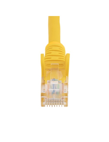 Cable de Red de 10m Amarillo Cat5e Ethernet RJ45 sin Enganches