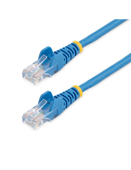 Cable de 1m Azul de Red Fast Ethernet Cat5e RJ45 sin Enganche - Cable Patch Snagless