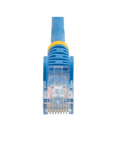 Cable de 1m Azul de Red Fast Ethernet Cat5e RJ45 sin Enganche - Cable Patch Snagless