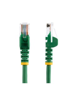 Cable de 1m Verde de Red Fast Ethernet Cat5e RJ45 sin Enganche - Cable Patch Snagless 2