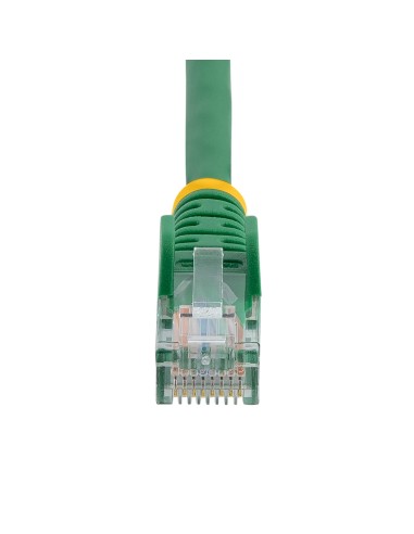Cable de 1m Verde de Red Fast Ethernet Cat5e RJ45 sin Enganche - Cable Patch Snagless