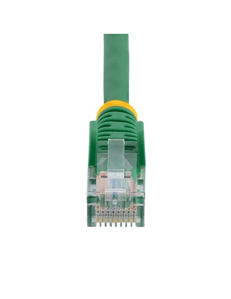 Cable de 1m Verde de Red Fast Ethernet Cat5e RJ45 sin Enganche - Cable Patch Snagless