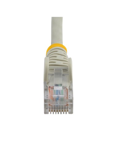 Cable de 3m Gris de Red Fast Ethernet Cat5e RJ45 sin Enganche - Cable Patch Snagless