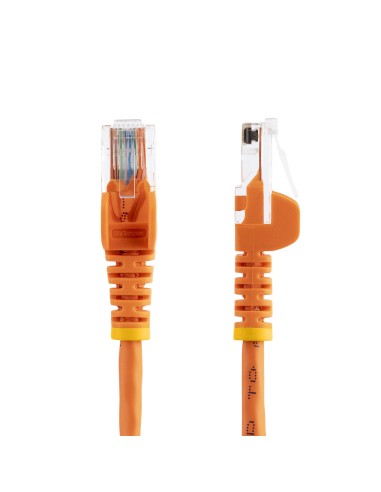 Cable de Red de 7m Naranja Cat5e Ethernet RJ45 sin Enganches