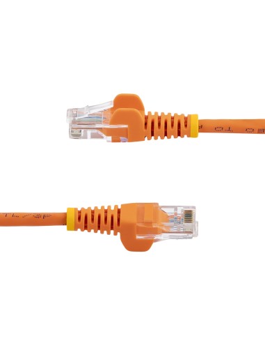Cable de Red de 7m Naranja Cat5e Ethernet RJ45 sin Enganches