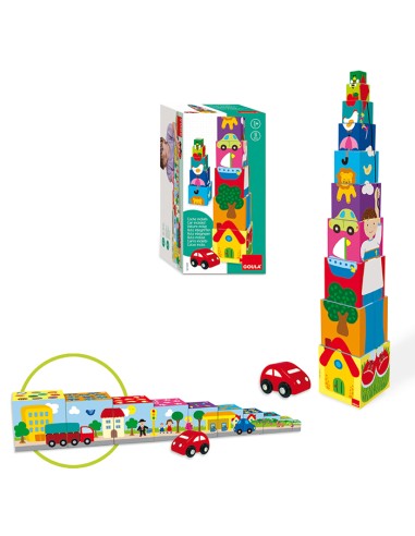  Cubos apilables coche 