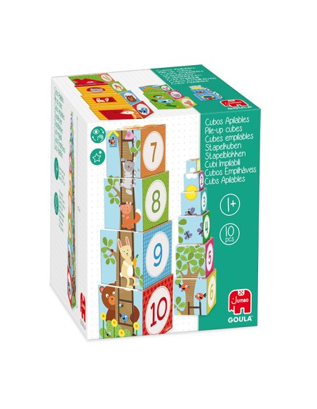  Cubos apilables bosque 