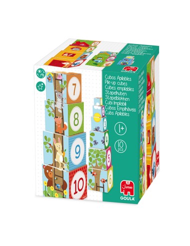  Cubos apilables bosque 