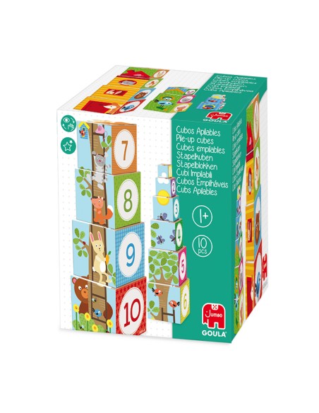  Cubos apilables bosque 