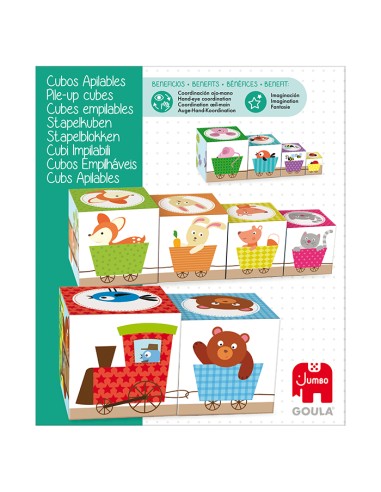  Cubos apilables bosque 