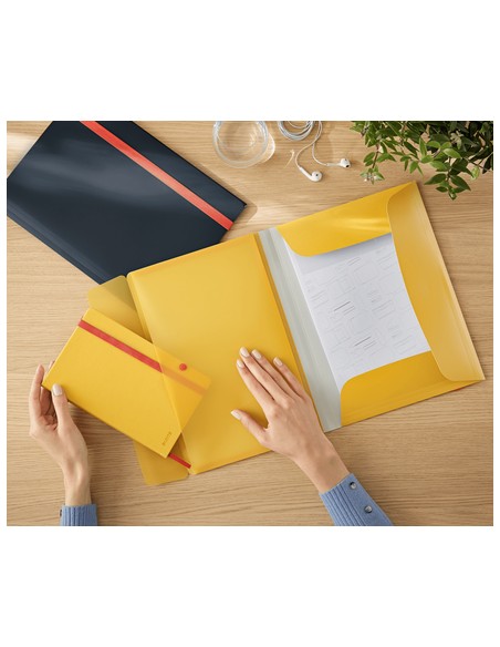 46190019 carpeta Polipropileno (PP) Amarillo A4