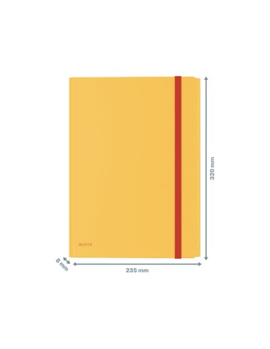46190019 carpeta Polipropileno (PP) Amarillo A4