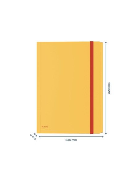 46190019 carpeta Polipropileno (PP) Amarillo A4